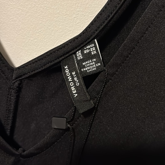 Women’s Vero Moda Curve Bodysuit 2X Black - Picture 6 of 9